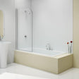 Merlyn Bath Screen Merlyn 8mm Curved Single Panel Pivot Bath Screen