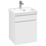 Villeroy & Boch Wall Mounted Vanity Unit Villeroy & Boch Arto Wall Mounted 450mm One Drawer Vanity Unit with Basin