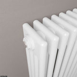Eastbrook Rivassa Traditional 4 Column Radiator in Gloss White