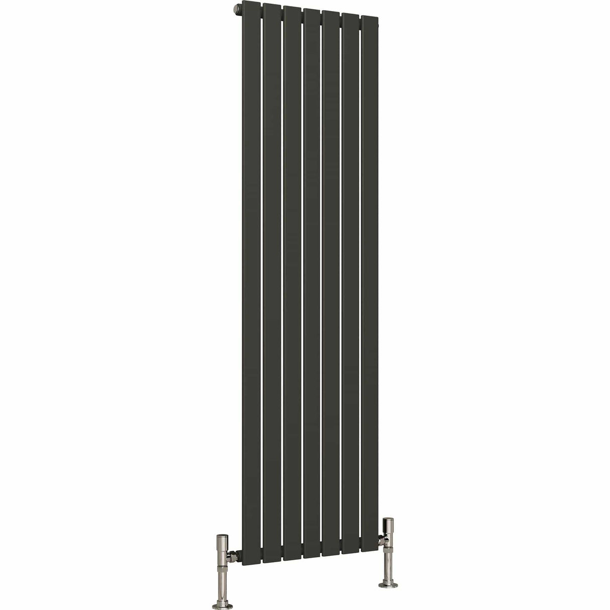 Aquarius Bathrooms Panel Radiator 1600 x490mm / Anthracite Aquarius Flat Single Vertical Radiator