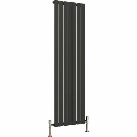 Aquarius Bathrooms Panel Radiator 1600 x490mm / Anthracite Aquarius Flat Single Vertical Radiator