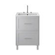 Heritage Floor Standing Vanity Unit Dove Grey / 2 Heritage Lynton 600mm Floor Standing Vanity Unit with Basin