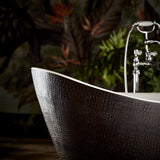 Heritage Modern Freestanding Bath Heritage Alderley Mock Croc Skin Effect Freestanding Acrylic Double Ended Bath