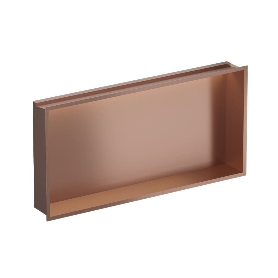 Crosswater Shower Niche Crosswater Rectangular Shower Niche with LED - 610 x 305 x 80mm for Stud Walls