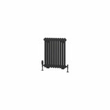Eastbrook Column Radiator Eastbrook Rivassa Traditional 2 Column Radiator in Matt Black