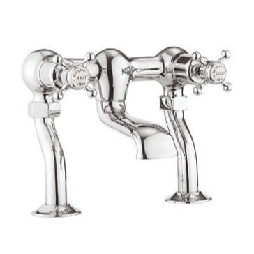 Crosswater Bath Mixer Chrome Crosswater Belgravia Crosshead Bath Filler Tap
