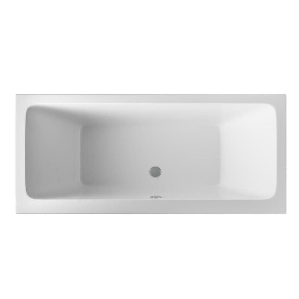 Eastbrook Double Ended Bath Eastbrook Portland Double Ended Bath 1900 x 900mm in Beauforte Reinforced White Acrylic
