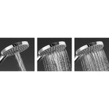 Crosswater Shower Riser Rail Crosswater Ethos Premium Shower Kit - Shower Rail, 3 Mode Head Handset and Hose in Chrome