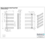 Eastbrook Designer Towel Rail Eastbrook Rizano Designer Radiator