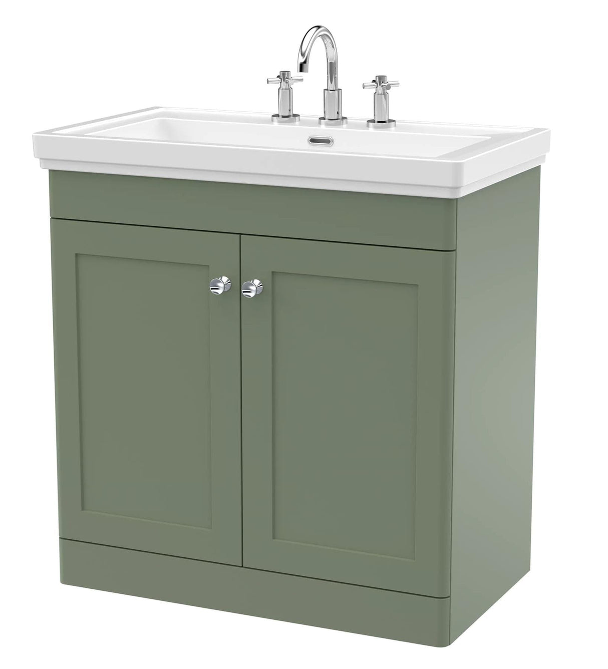 Aquarius Bathrooms Floor Standing Vanity Unit Aquarius Leighton 800mm Floor Standing Two Door Vanity Unit with Basin