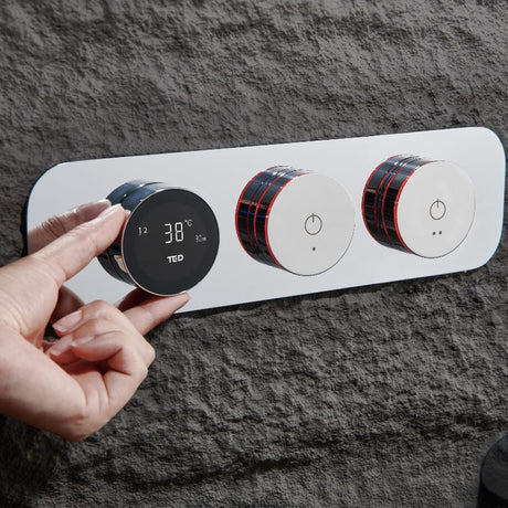 TED Concealed Shower Valve TED Venn 2 Outlet Concealed Digital Shower Valve