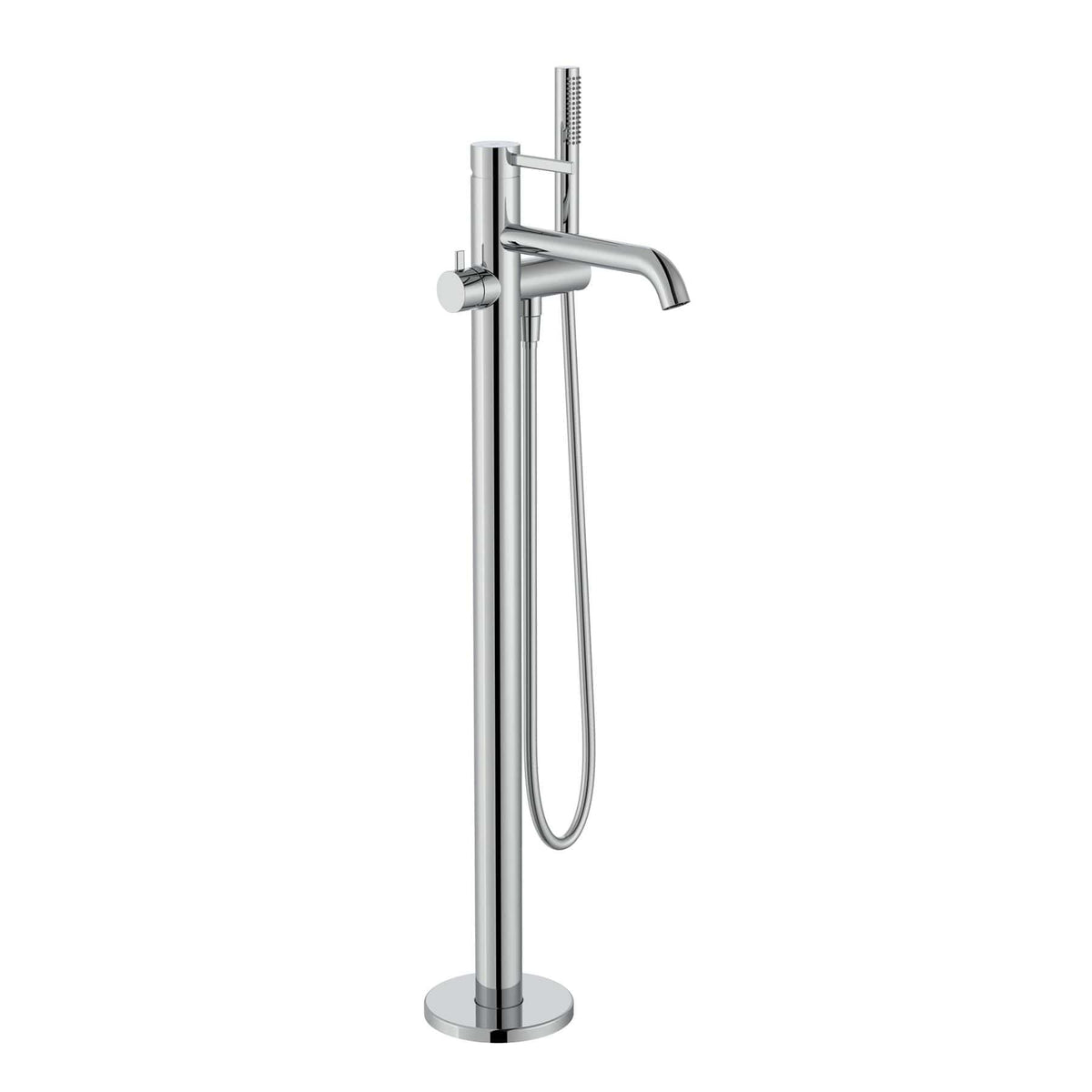 Roca Freestanding Bath Filler Roca Ona Floor Standing Bath Shower Mixer Tap with Shower Set