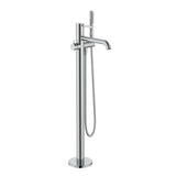 Roca Freestanding Bath Filler Roca Ona Floor Standing Bath Shower Mixer Tap with Shower Set