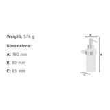 Smedbo Soap Dispenser Smedbo Air Wall Mounted Soap Dispenser in Chrome