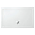 Crosswater Rectangle Shower Tray 800 x 1500mm Crosswater 35mm Anti Slip Acrylic Shower Tray