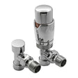 Reina Radiator Valve Chrome Reina Modal Thermostatic Angled Radiator Valves