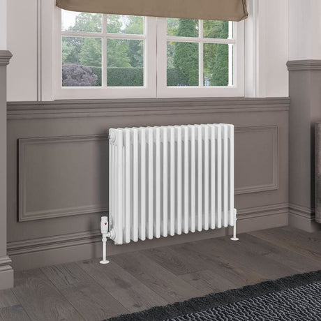 Eastbrook Rivassa Traditional 4 Column Radiator in Gloss White
