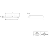 Villeroy & Boch Bath Spout Villeroy & Boch O.novo Wall Mounted Bath Spout in Chrome