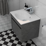 Imex Wall Mounted Vanity Unit Imex Alma Wall Mounted Single Drawer 500mm Vanity Unit with Basin