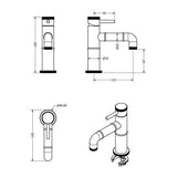 Crosswater Mono Basin Tap Crosswater MPRO Industrial Mono Basin Mixer Tap in Chrome