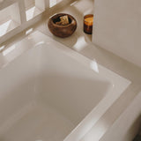 Roca Double Ended Bath Roca Ona Rectangular Drop In Stonex® Bath