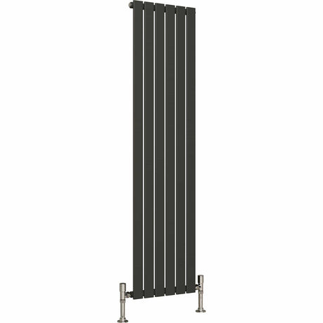 Aquarius Bathrooms Panel Radiator 1600 x420mm / Anthracite Aquarius Flat Single Vertical Radiator