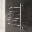 Reina Designer Towel Radiator Reina Orne 750 x 550mm Electric Only Towel Radiator in Polished Stainless Steel