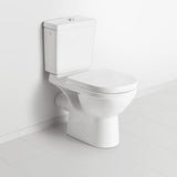 Villeroy & Boch Close Coupled Toilet Villeroy & Boch O.novo Rimless Open Back Close Coupled DirectFlush Toilet with Soft Close Seat