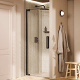 Crosswater Hinged Shower Door Slate / 2000 x 900 Crosswater Asura 8mm Hinged Shower Door