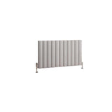 Eastbrook Panel Radiator Eastbrook Guardia Straight Horizontal Aluminium in Matt Grey