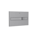 ROCA Flush Plate Grey Lacquer Roca Duplo One Flush Plate with Square Buttons