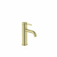 Roca Mono Basin Tap Brushed Brass Roca Ona Basin Mixer Tap with Click Clack Waste and Cold Start