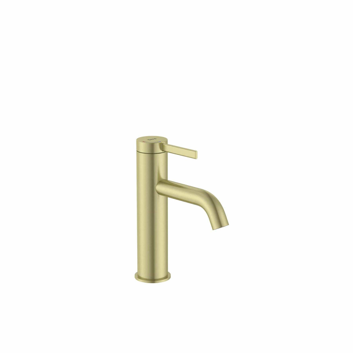 Roca Mono Basin Tap Brushed Brass Roca Ona Basin Mixer Tap with Click Clack Waste and Cold Start