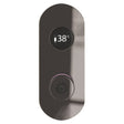 TED Concealed Shower Valve Gun Metal Grey TED Togo 2/3 Outlet Concealed Digital Shower Valve with Oval Plate