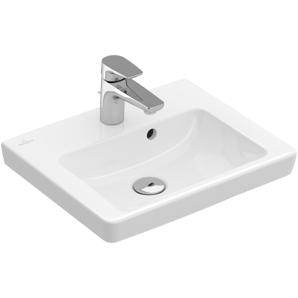 Villeroy & Boch Cloakroom Basin Villeroy & Boch Subway 2.0 450mm Cloakroom Basin with Overflow in White Alpin