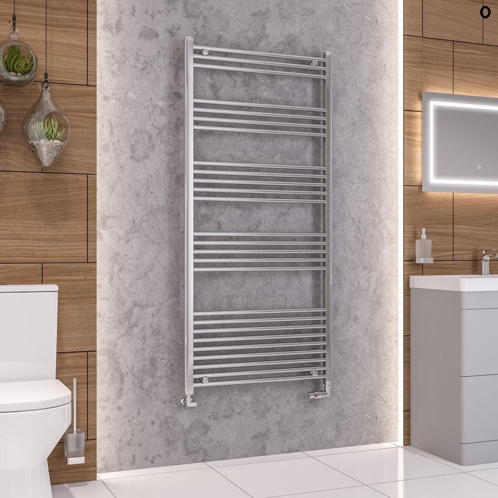 Eastbrook Wendover Straight Heated Towel Rail in Chrome