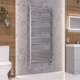 Eastbrook Wendover Straight Heated Towel Rail in Chrome