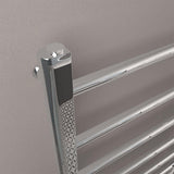 Eastbrook Ladder Rail Eastbrook Tuscan Round Heated Towel Rail in Chrome
