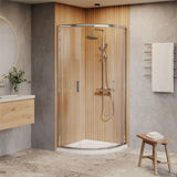 Aquarius Bathrooms Quadrant Shower Enclosure Aquarius Urbano 6mm Quadrant Shower Enclosure 1850mm