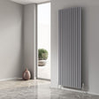 Reina Panel Radiator 1800 x 590mm / Silver Reina Albano Central Heating Vertical Radiator