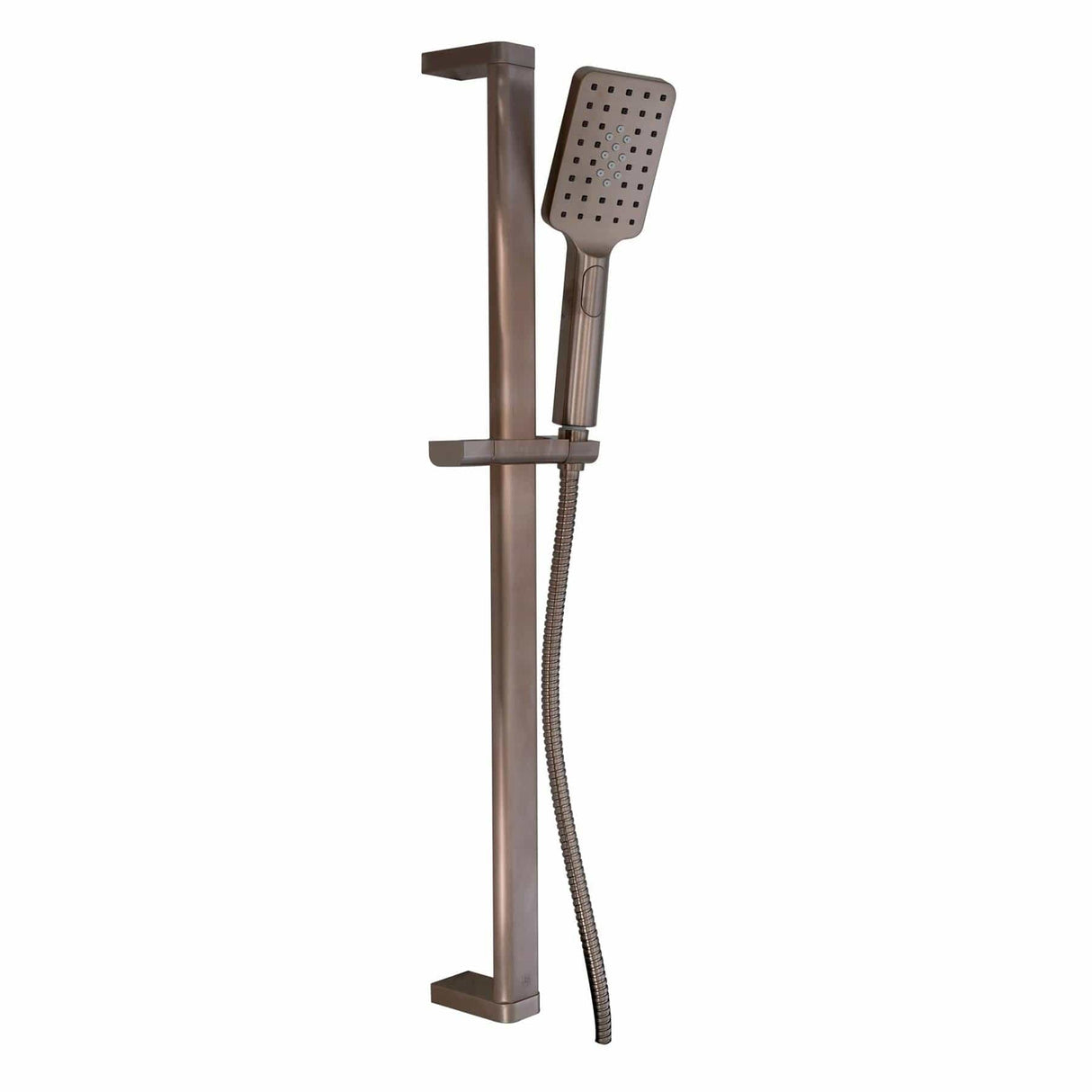 JTP Shower Riser Rail Brushed Bronze JTP HIX Shower Slide Rail with Handset and Hose