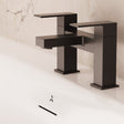 Crosswater Bath Mixer Matt Black Crosswater Verge Bath Filler Tap
