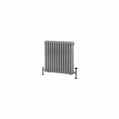 Eastbrook Column Radiator Eastbrook Rivassa Traditional 3 Column Radiator in Chrome Effect