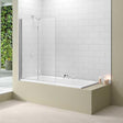Merlyn Bath Screen Merlyn 8mm 2 Panel Folding Hinged Bath Screen