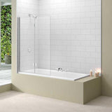 Merlyn Bath Screen Merlyn 8mm 2 Panel Folding Hinged Bath Screen