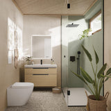 Villeroy & Boch Back to Wall Toilet Villeroy & Boch Subway 2.0 Rimless Back to Wall Toilet with Soft Close Seat