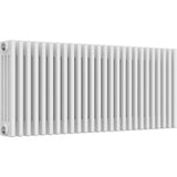 Aquarius Bathrooms Column Radiator 500mm x 1190mm Aquarius Foundry Horizontal 4 Column Radiator in White