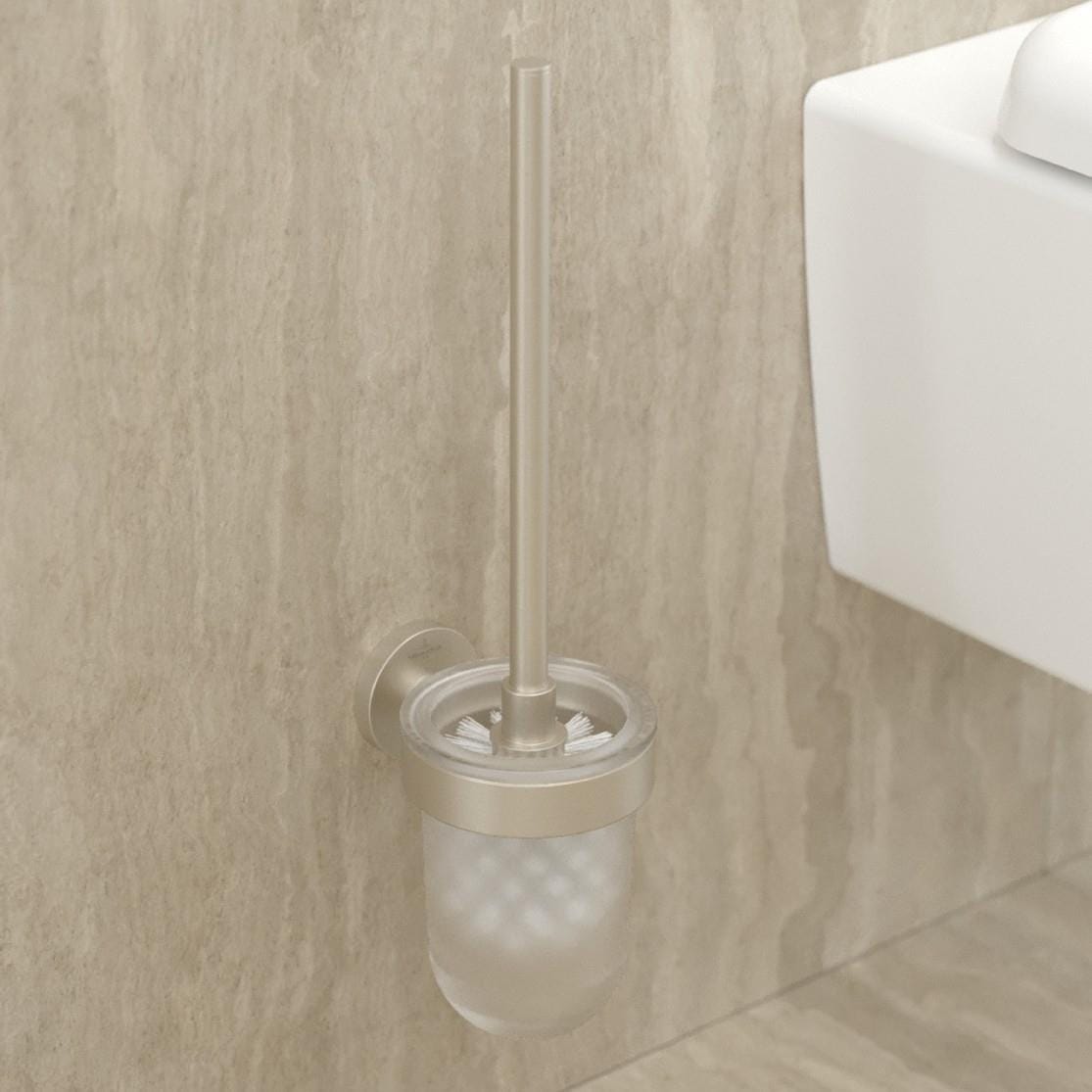 Villeroy & Boch Toilet Roll Holder Brushed Nickel Matt Villeroy & Boch Elements - Tender Toilet Brush Set