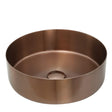 JTP Countertop Basin Brushed Bronze JTP VOS Grade 316 Stainless Steel Round Countertop Basin