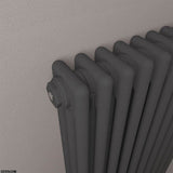 Eastbrook Eastbrook Rivassa Traditional 3 Column Radiator in Matt Anthracite